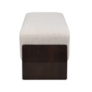 Bench With Thick Soft Cushions For 3 People - Brown / Beige