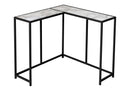 Corner Accent Console Table For Entryway, Unique L-Shaped Design