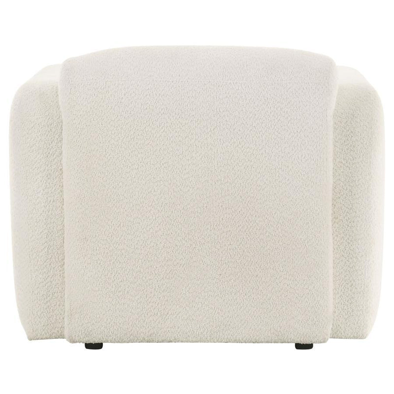 Dorset - Fabric Upholstered Round Track Arm Accent Chair