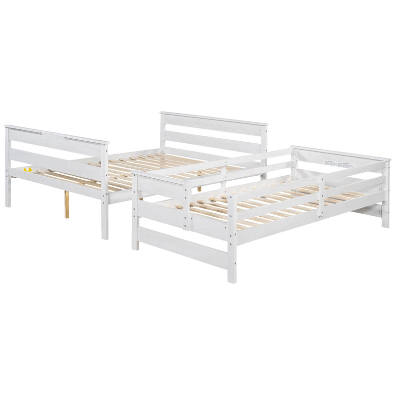 Detachable Design Bunk Bed With Ladder