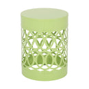 Outdoor Metal S/2 End Table