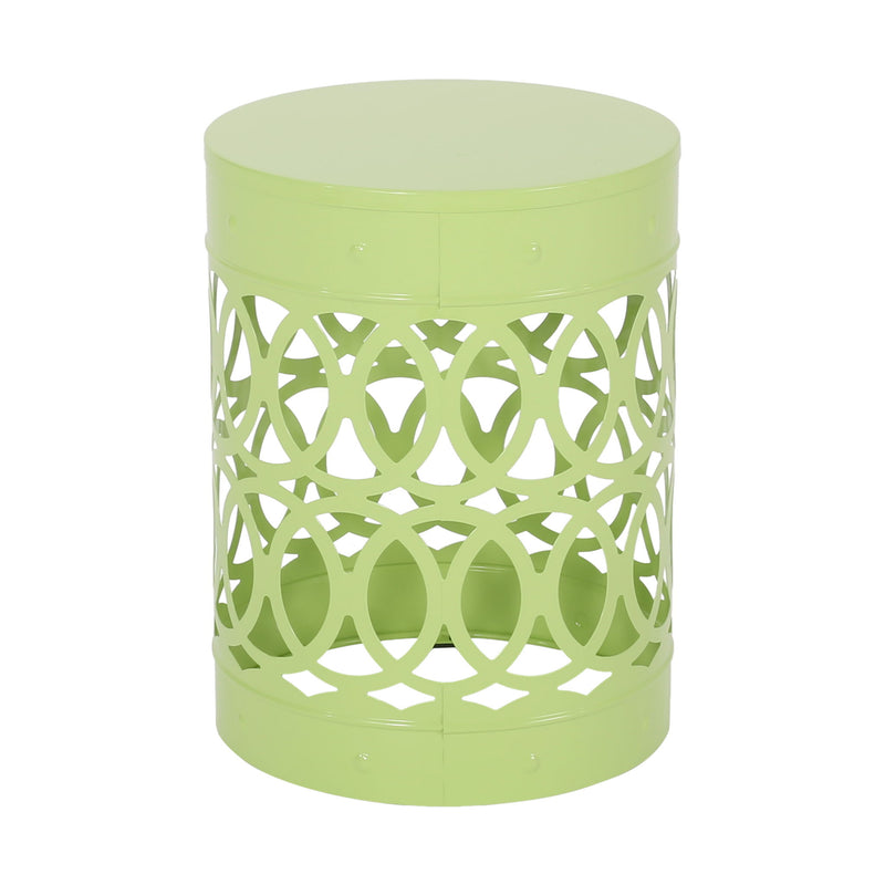Outdoor Metal S/2 End Table