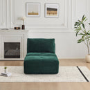 Single Chaise Longue With Movable Ottoman For Living Room