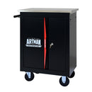 Double Door Clapboardl Multi Function Tool Cart - Black / Red