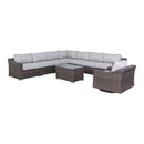 Stylish Sofa Seating Group With Cushions Perfect For Outdoor Gatherings