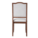 6 Piece Extendable Dining Table Set, Wood Table With Removable Leaf, 4 Upholstered Chairs And Bench - Cherry