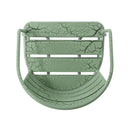 3 Piece Elegant Outdoor Bistro Set With 2 Chairs And Oval Table