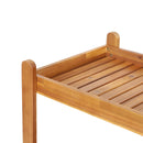 Bar Cart With Wine Bottle Holders, - Black