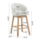 360 Degree Rotation Swivel Counter Stools (Set of 2)
