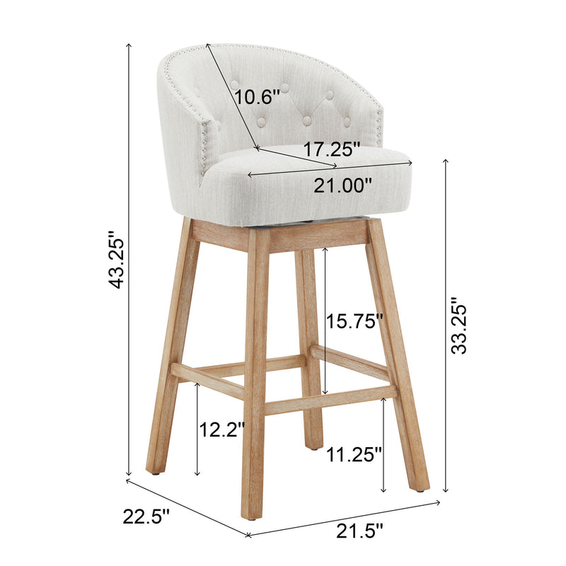 Swivel Counter Stools (Set of 2)