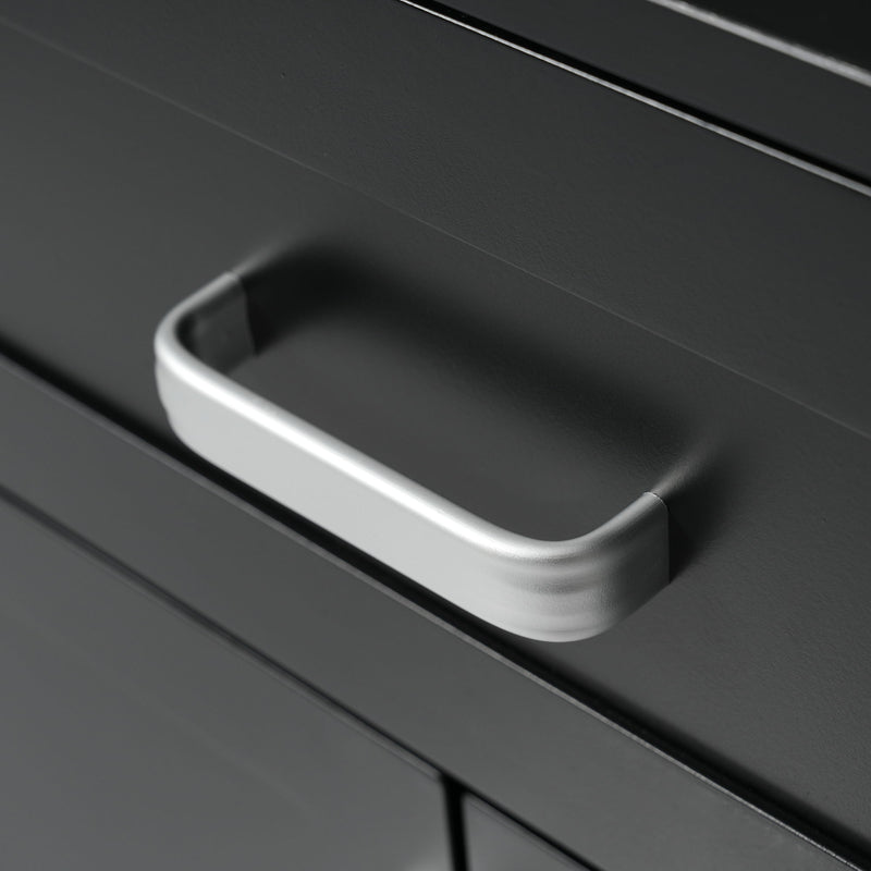 Bathroom Vanity With Sink, 2 Doors 8 Drawers, Soft Close System, Classic Design