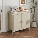2 Door Cabinet, American Furniture, Suitable For Bedroom, Living Room, Study - Natural