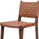 Andre - Counter Stool With Back - Pecan Brown