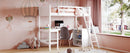 Loft Bed With Shelves With Desk