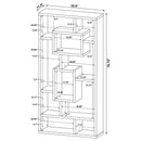 Corey - 8-Shelf Bookshelf