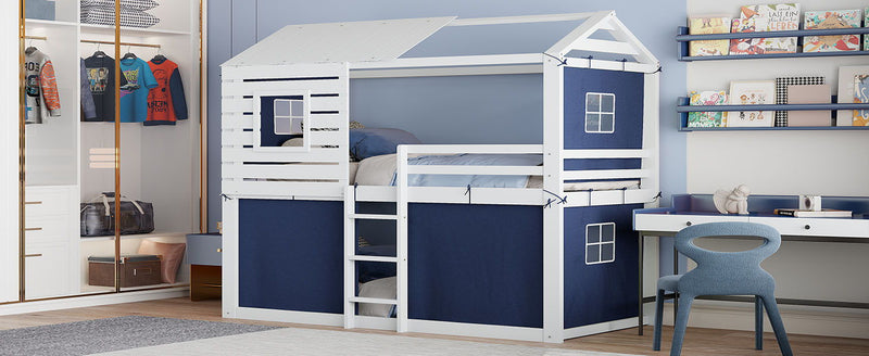 Bunk House Bed With Tent