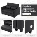 Convertible Sleeper Bed, Adjustable Oversized Armchair With 3 USB Ports