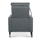Recliner Chairs For Adults, Adjustable Recliner Sofa With Mobile Phone Holder & Cup Holder, Modern Reclining Chairs Fabric Push Back Recliner Chairs For Living Room, Bedroom