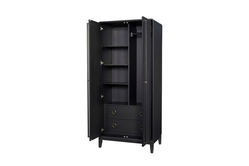 Spacious Storage Armoire - Peppercorn