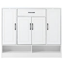 Sleek And Modern Shoe Cabinet With Adjustable Shelves, Space Saving Design