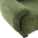 3 Seater Sofa Couch With Curved Armrests