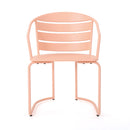 3 Piece Elegant Outdoor Bistro Set With 2 Chairs And Oval Table