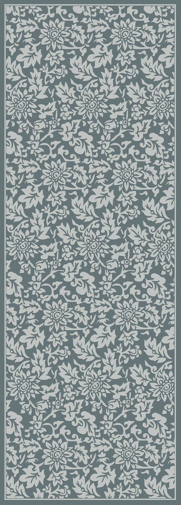 Macau - Non - Slip Accent Rug, Floral Charm