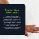 Ghostprotector - Waterproof Mattress Protector With Soft Knit Top And Stay Put Elastic Edges