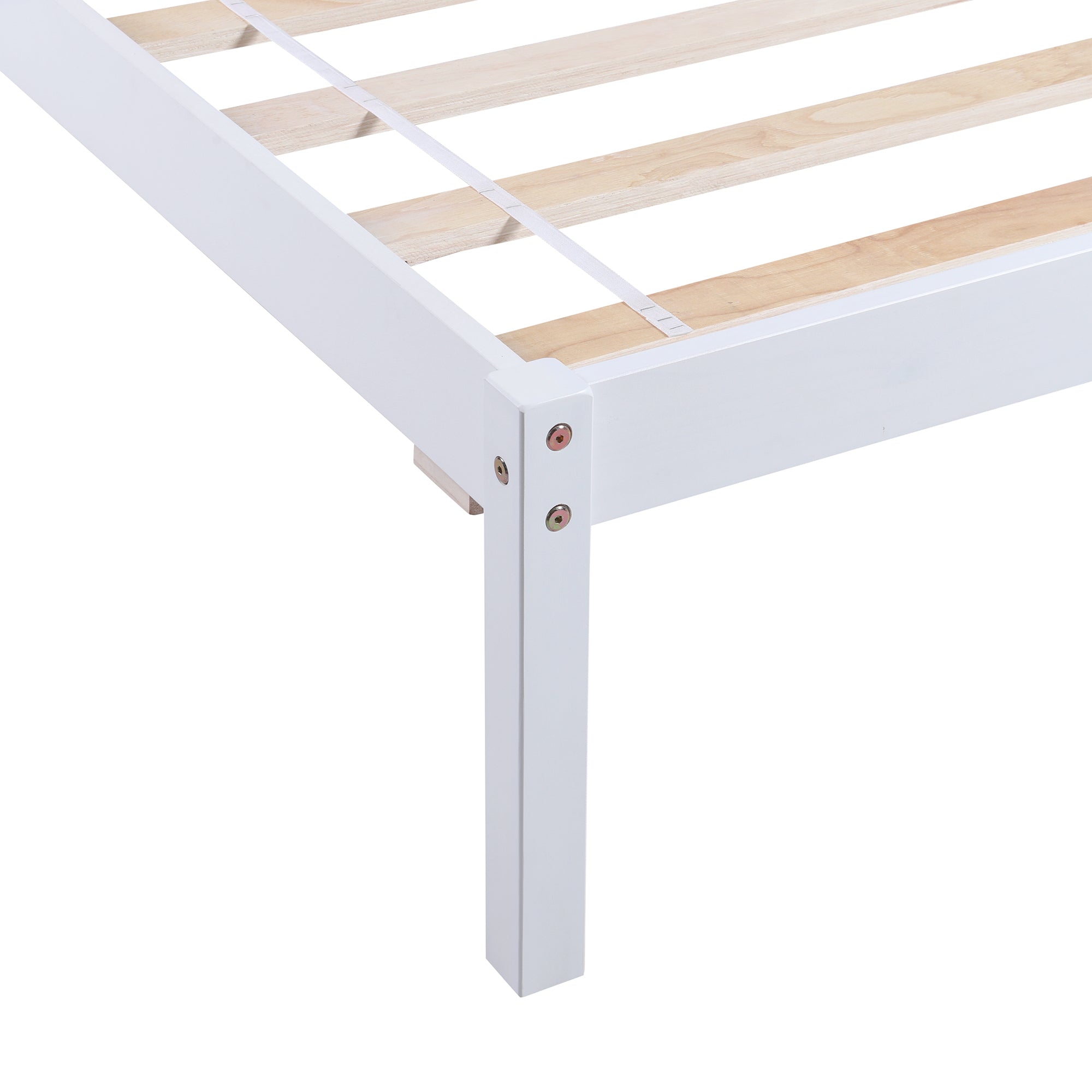 Wood Platform Bed Twin size Platform Bed with Headboard - Atlantic Fine Furniture Melbourne FL