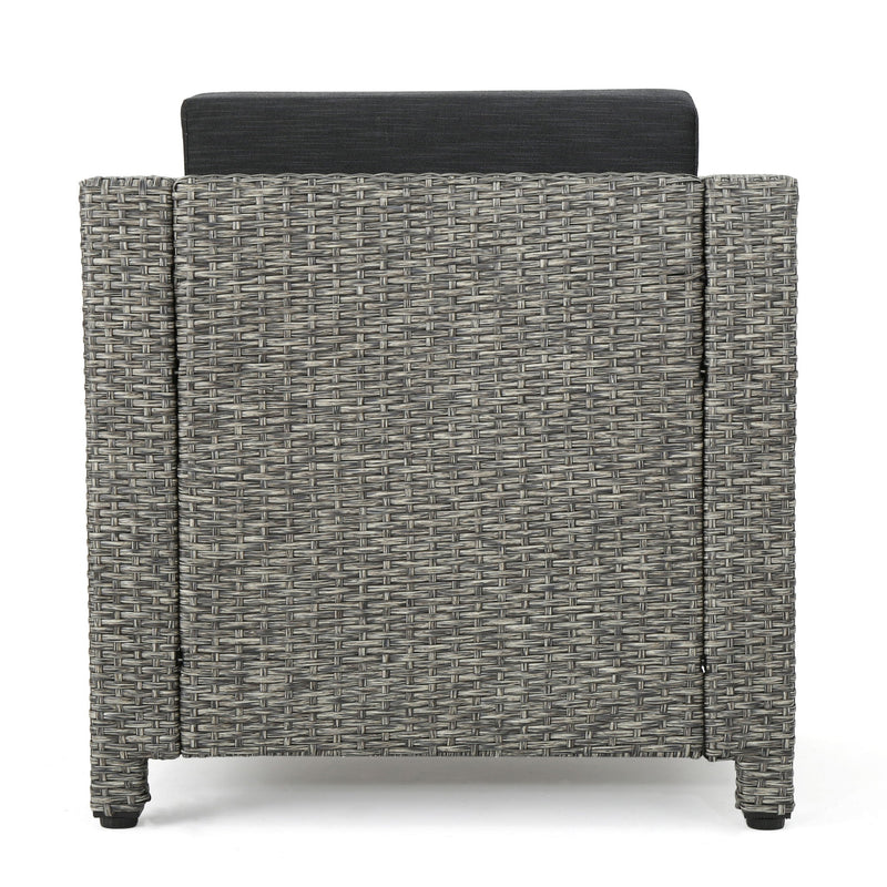 Stylish Outdoor Club Chair With Weather Resistant Cushions