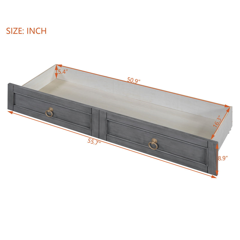 Murphy Bed With Large Drawers And Stylish Design