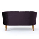 Modern Classic Shell Backed Loveseat