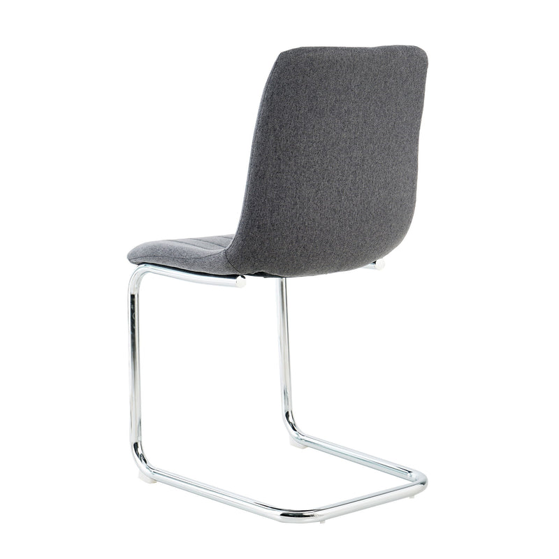 Modern Dining Chair With Metal Legs
