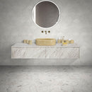 Bathroom Vessel Sink, Semi Polished Surface