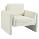 Modern Upholstered Accent Chair, Sturdy Support & Luxurious Comfort