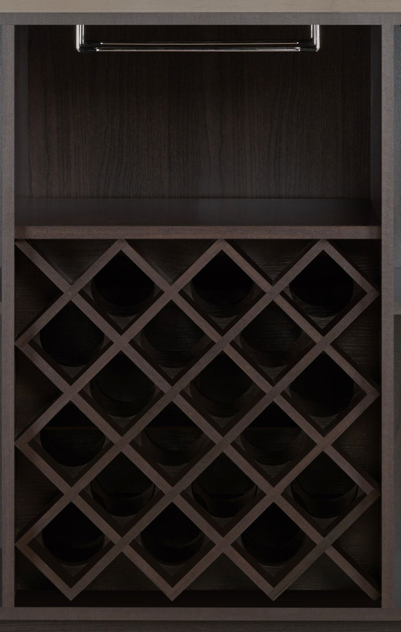 Hazen - Wine Cabinet - Espresso