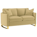 Corliss - Upholstered Arched Arm Sofa Set