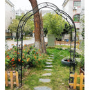 Metal Garden Arch Assemble Freely With 8 Styles Garden Arbor Trellis Climbing Plants Support Rose Arch