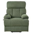 Oversized Power Lift Recliner Chai With Remote Control, Side Pocket, Spacious Seat