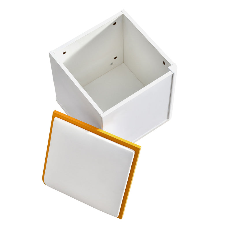 Lift Top Coffee Table With 4 Storage Stools