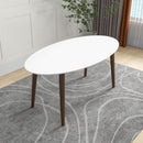Ada - Mid-Century Modern Style Oval Dining Table