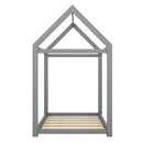 Wooden House Shaped Bed