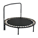 Joy Children's Trampoline With Handrails For Indoor And Outdoor Fun - Blue