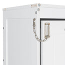 Murphy Cabinet Bed With Folding Sofa, Built In Storage Shelves And LED Light