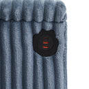 Modern 4 Seater Corduroy Sofa Couch With USB Ports And Hidden Storage