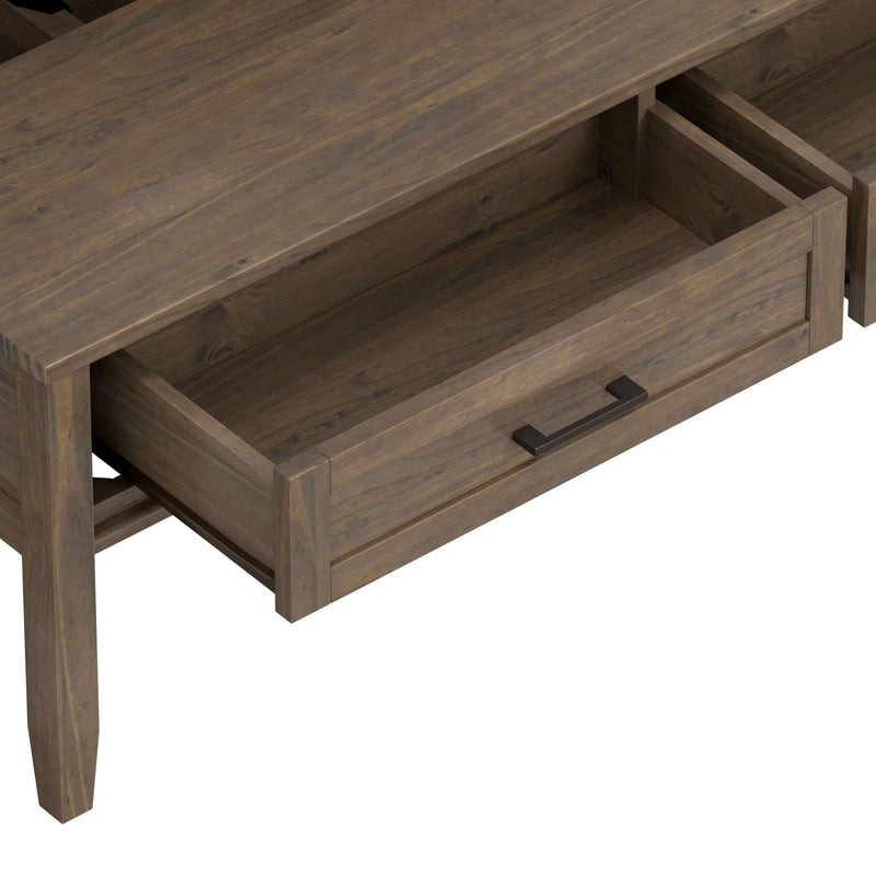 Ela - Lift Top Coffee Table - Smoky Brown