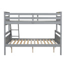 Bunk Bed With Ladder And Safety Guardrail