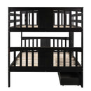 Bunk Bed With Ladder For Bedroom, Guest Room Furniture
