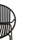 7 Piece Outdoor Modern Dining Set With Stackable Chairs