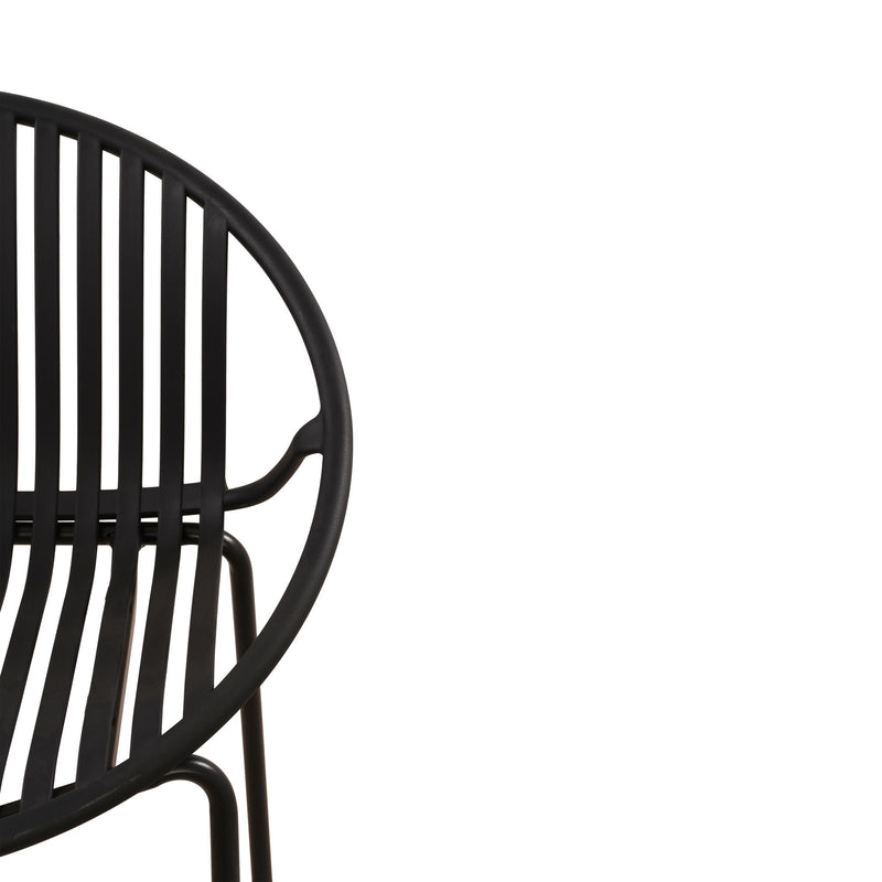 7 Piece Dining Set With Stackable Chairs